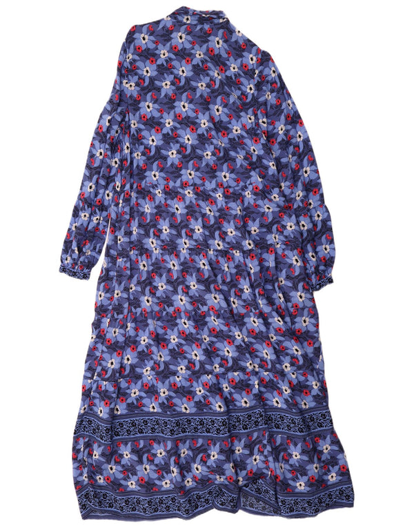 Rochie cămașă cu mânecă lungă pentru femei Marks & Spencer, UK 10, albastru mic