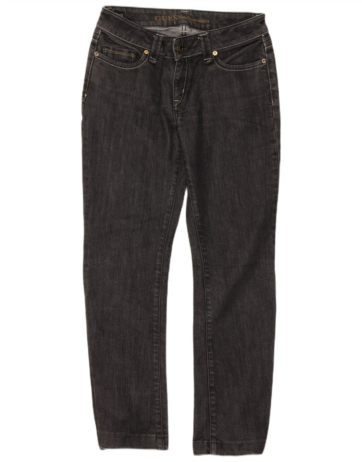 Blugi Guess Crop Slim pentru femei W29 L26 gri