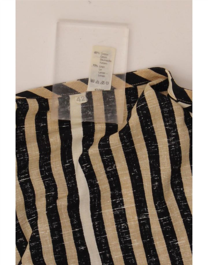 Bluză C & A Crop pentru femei EU 42, bumbac mare cu dungi negre