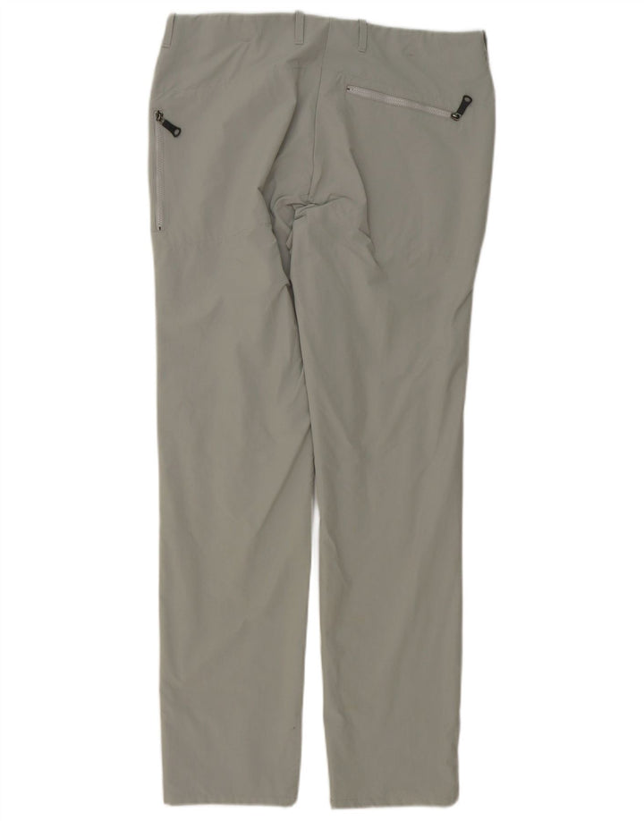 Pantaloni cargo subțiri Rohan pentru femei UK 12 Medium W32 L30 Gri Poliamidă