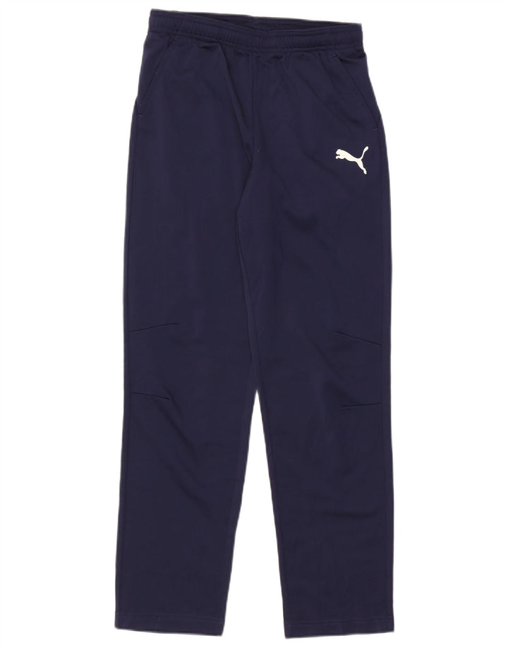 Pantaloni de trening Puma pentru baieti 13-14 ani, bleumarin