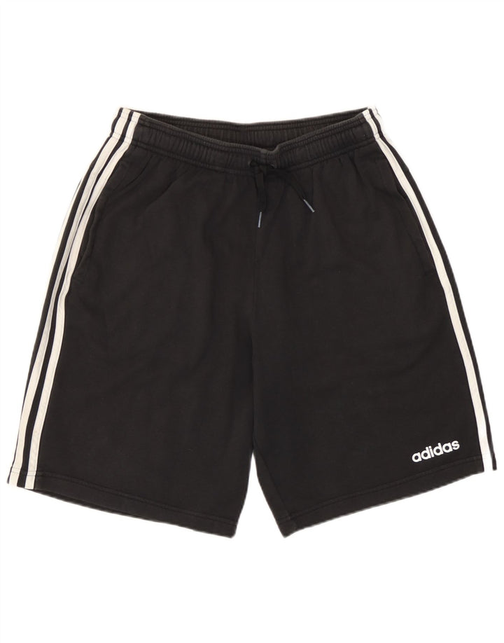 Pantaloni scurți sport pentru bărbați Adidas, bumbac mediu negru