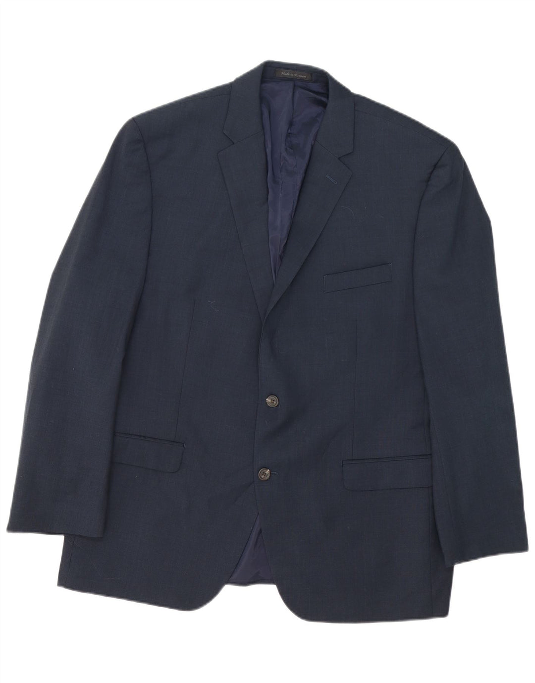 Jachetă Blazer pentru bărbați Chaps cu 2 nasturi UK 46 3XL Lână bleumarin