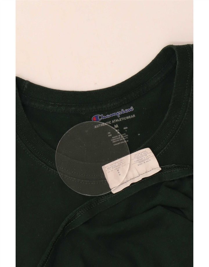 Tricou grafic pentru bărbați Champion Top din bumbac verde mediu