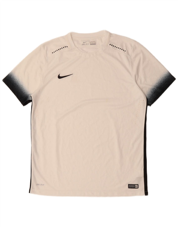 Tricou pentru bărbați NIKE Dri Fit Top XL, alb, poliester color bloc