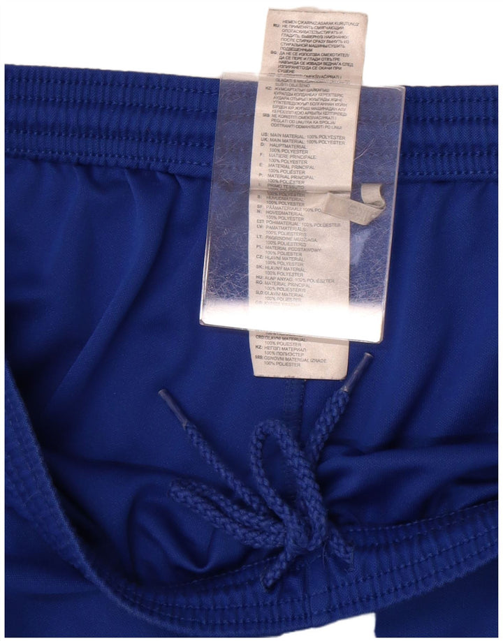 Pantaloni scurți sport pentru bărbați Adidas, mari, albastru, poliester