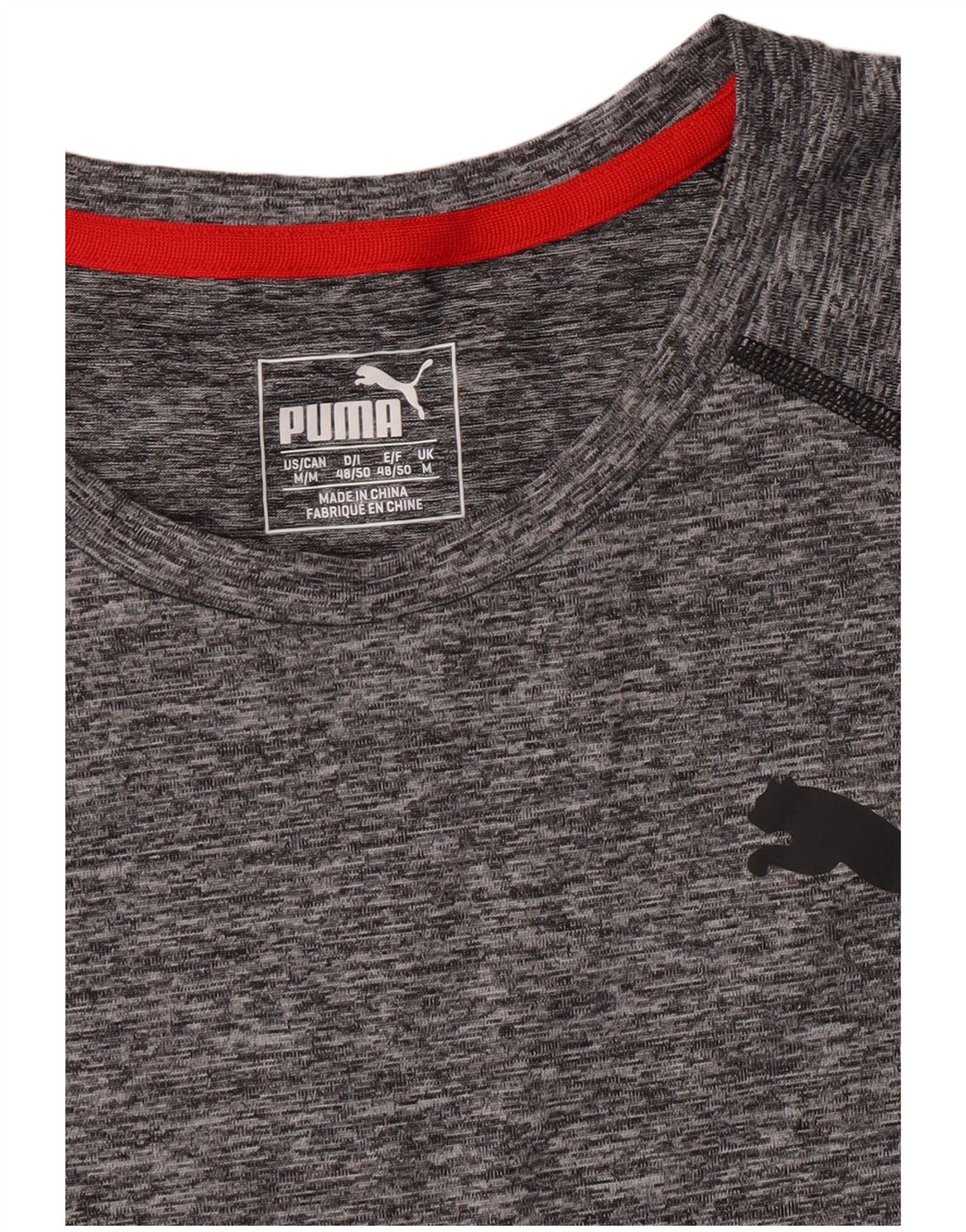 Tricou pentru bărbați PUMA Top Medium Gri Flecked