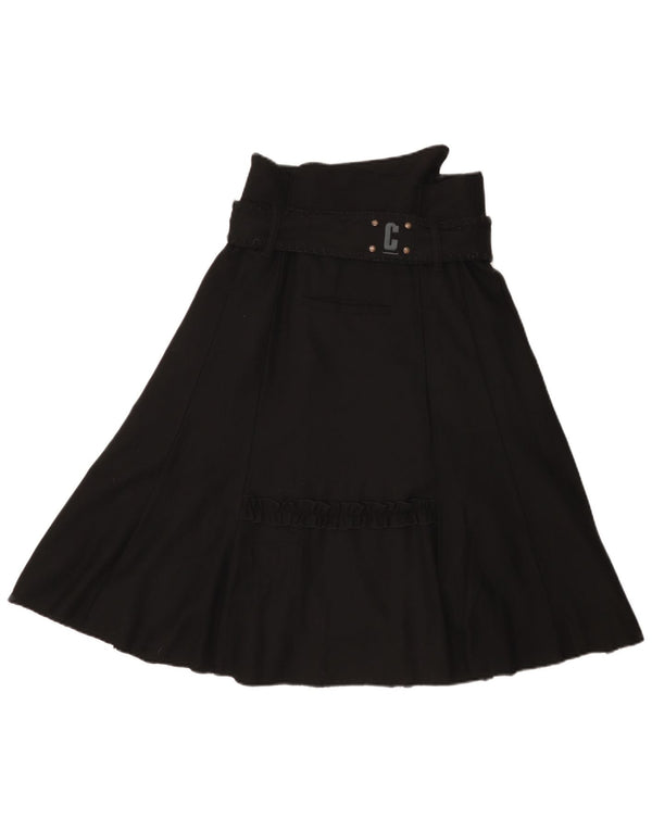 Object Fustă A-Line Femei EU 38 Medium W28 Lână Neagră