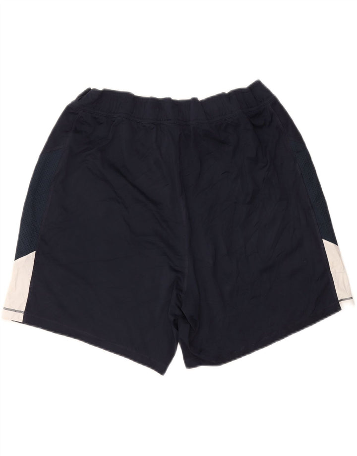 Pantaloni scurti sport REEBOK pentru femei UK 16, mari, bleumarin, poliester color bloc