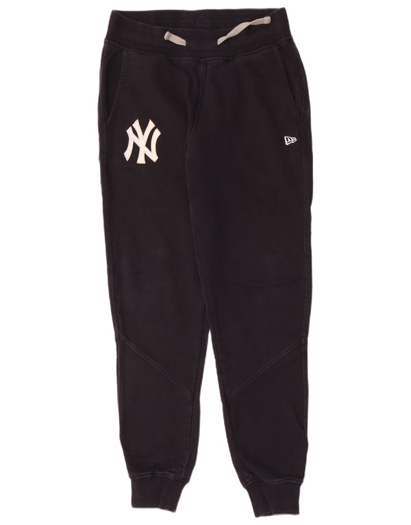 Pantaloni de trening cu grafică New Era pentru bărbați Pantaloni de jogging, mediu, bleumarin, bumbac