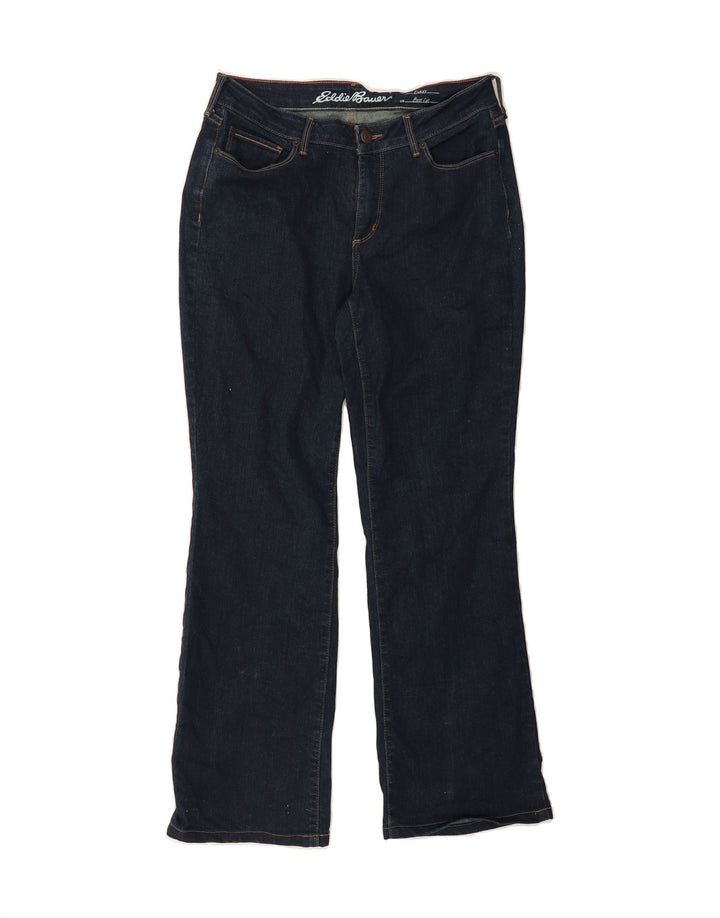 EDDIE BAUER Womens Curvy Bootcut Jeans US 10 Large W32 L29 Blue Cotton Vintage Eddie Bauer and Second-Hand Eddie Bauer from Messina Hembry 