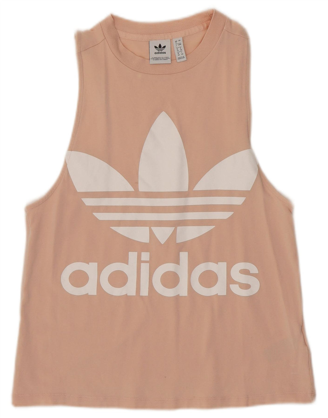 Vesta grafică pentru femei ADIDAS UK 8 mic bumbac roz