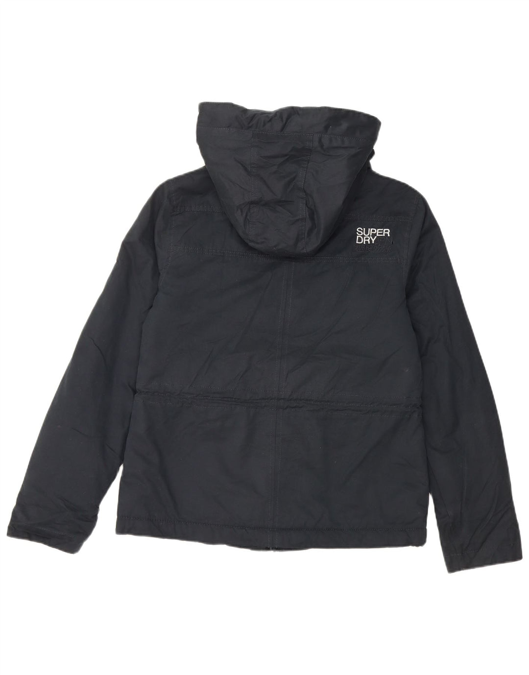 SUPERDRY Jachetă Windbreaker cu grafică pentru femei UK 14 Medium Bleumarin