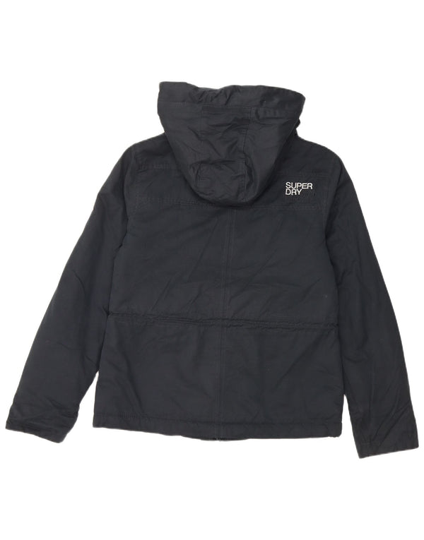 SUPERDRY Jachetă Windbreaker cu grafică pentru femei UK 14 Medium Bleumarin
