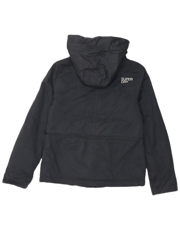 SUPERDRY Jachetă Windbreaker cu grafică pentru femei UK 14 Medium Bleumarin