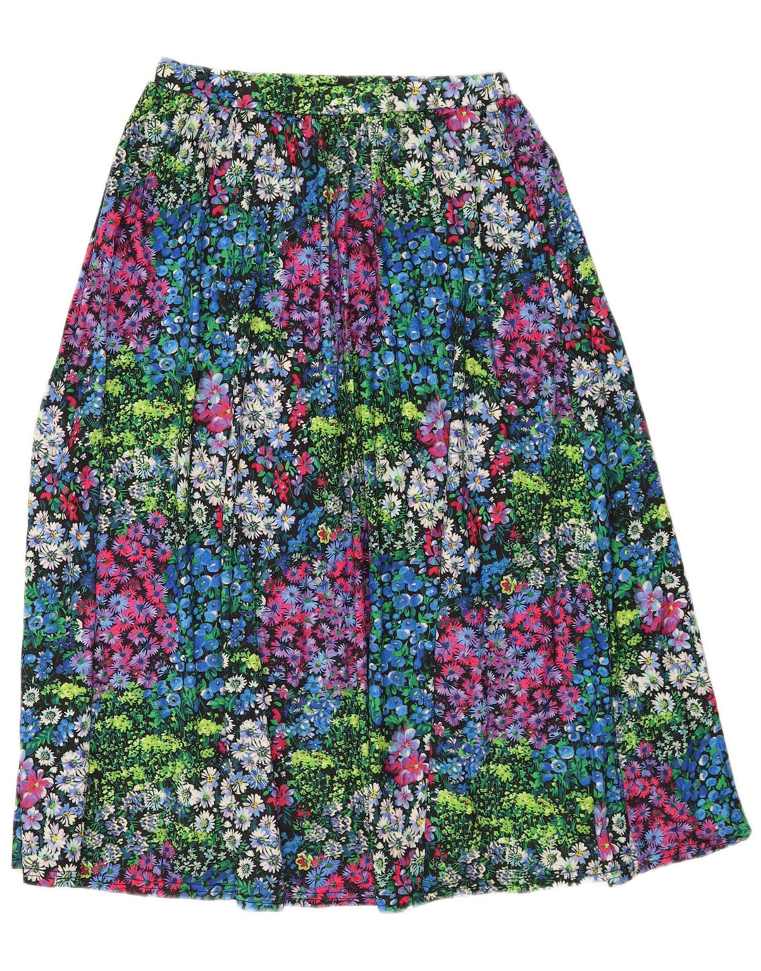 Fusta midi plisată pentru femei OASIS Mic W26 Poliester floral multicolor