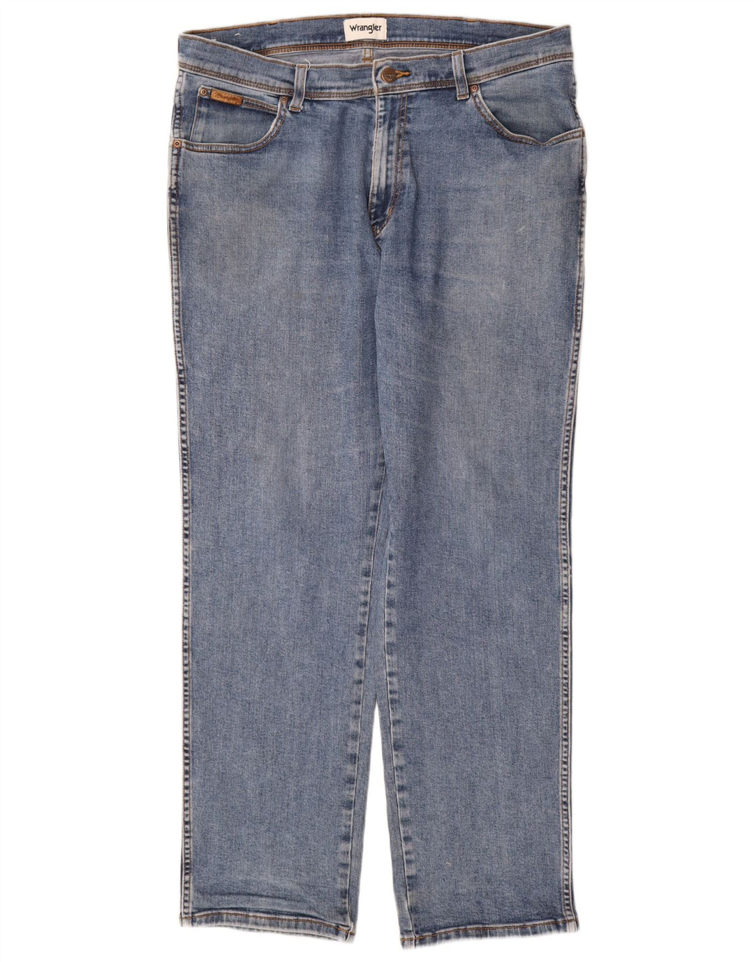 Blugi drepte pentru bărbați Wrangler Texas W38 L32 Bumbac albastru
