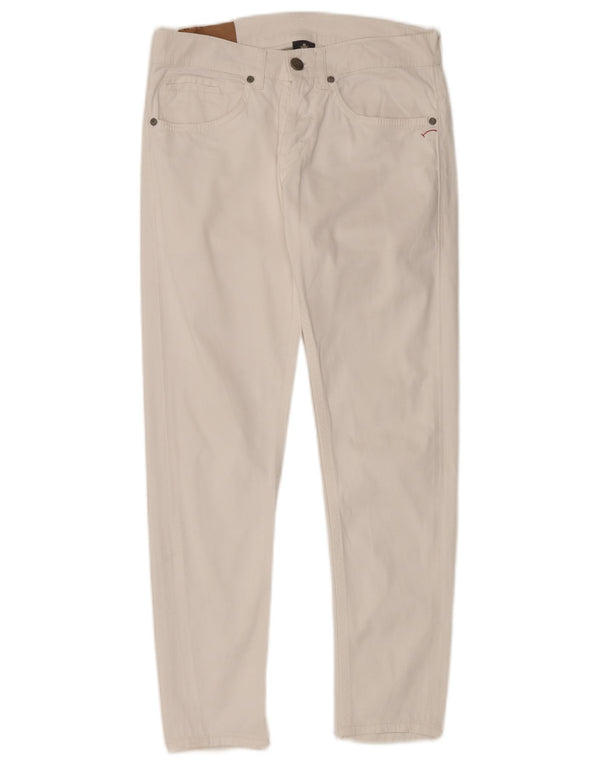 Dondup Pantaloni slim casual pentru femei L30 L28 alb