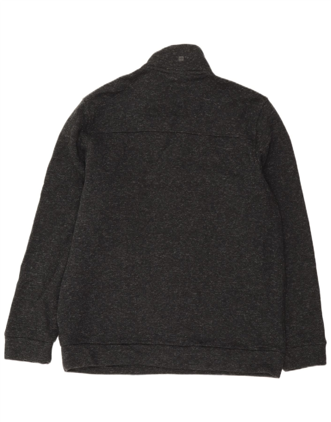 Hanorac pentru bărbați Mountain Warehouse, cu fermoar, cu gât, XL, gri, pete