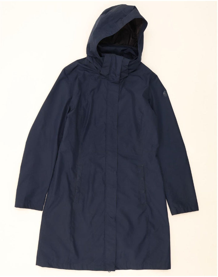 NORTH SAILS Womens Oversized Hooded Raincoat UK 10 Small Navy Blue Vintage North Sails and Second-Hand North Sails from Messina Hembry 