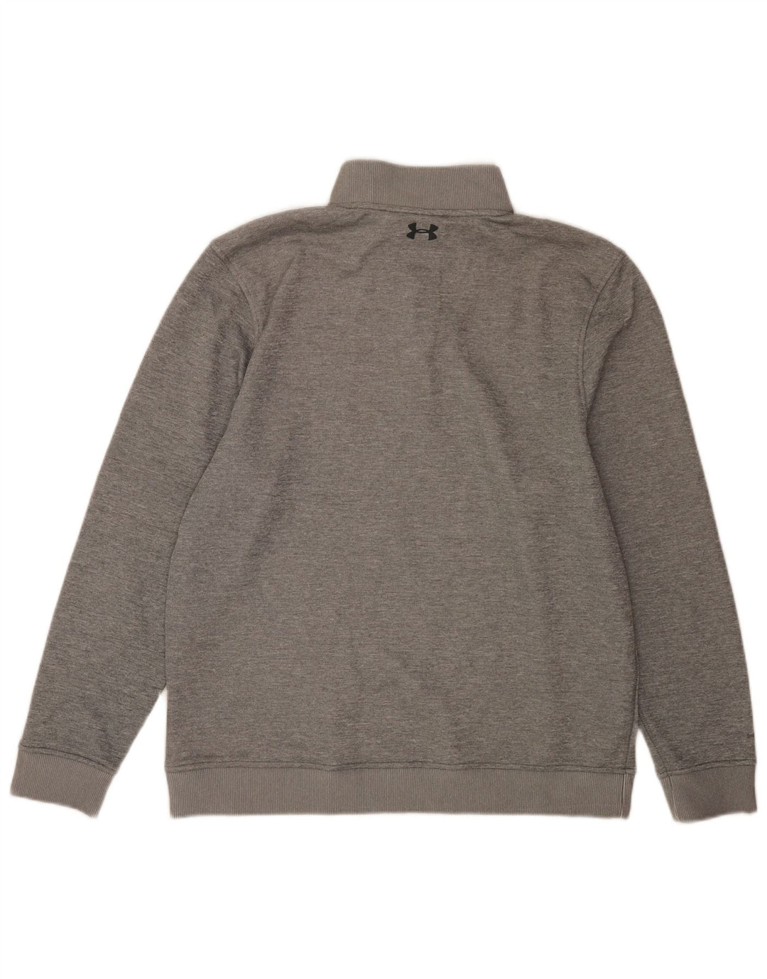 Pulover Under Armour Cold Gear pentru bărbați, cu fermoar, cu gât, mare, pete gri
