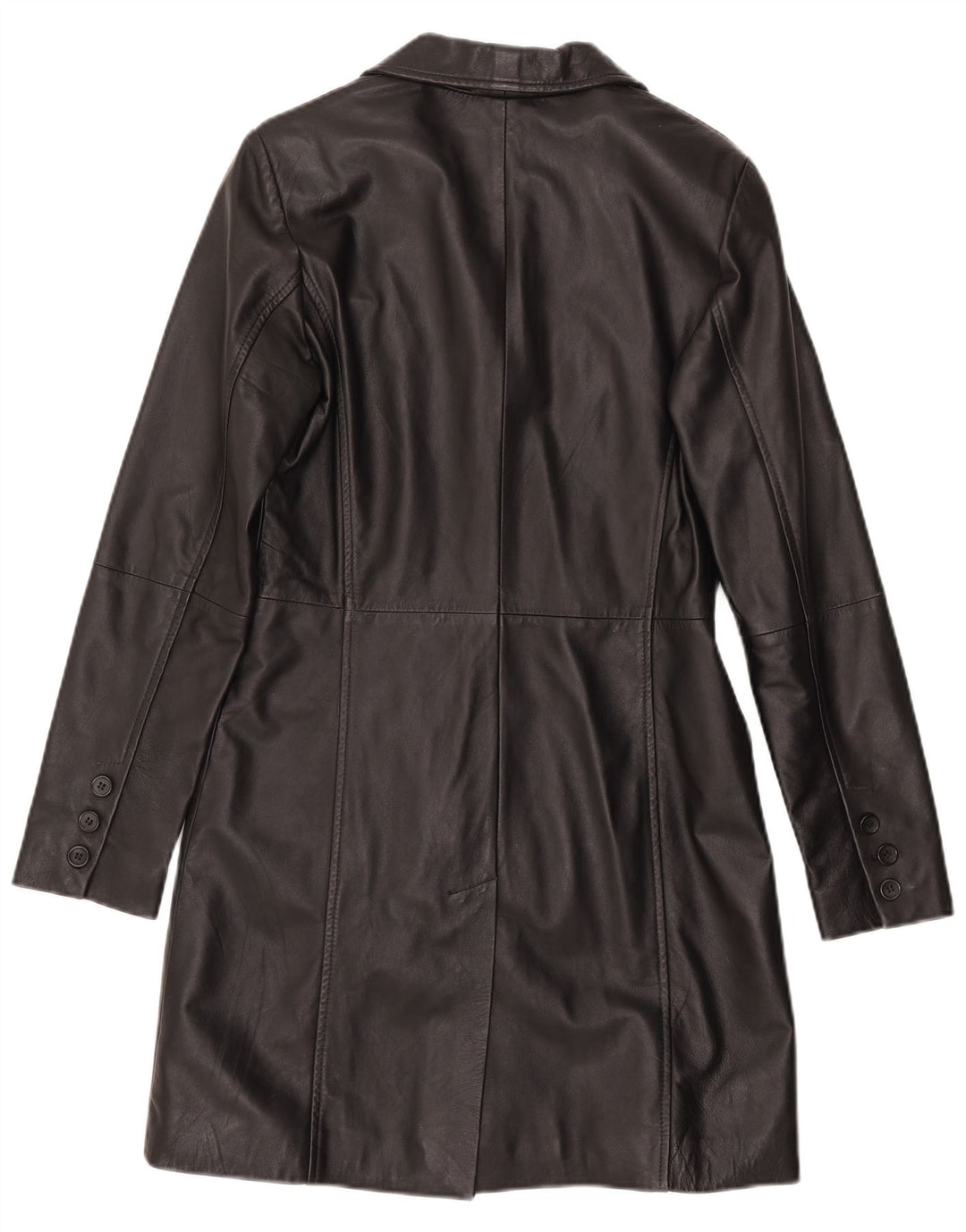 Palton de piele Gipsy pentru femei UK 12 Medium Black Leather