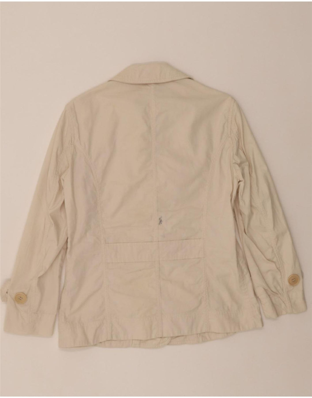 CONTE OF FLORENCE Womens 3 Button Blazer Jacket IT 44 Medium Off White Vintage Conte of Florence and Second-Hand Conte of Florence from Messina Hembry 