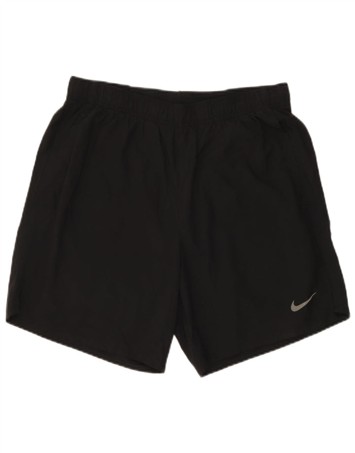 Pantaloni scurți sport Nike Dri Fit pentru bărbați, poliester mediu negru