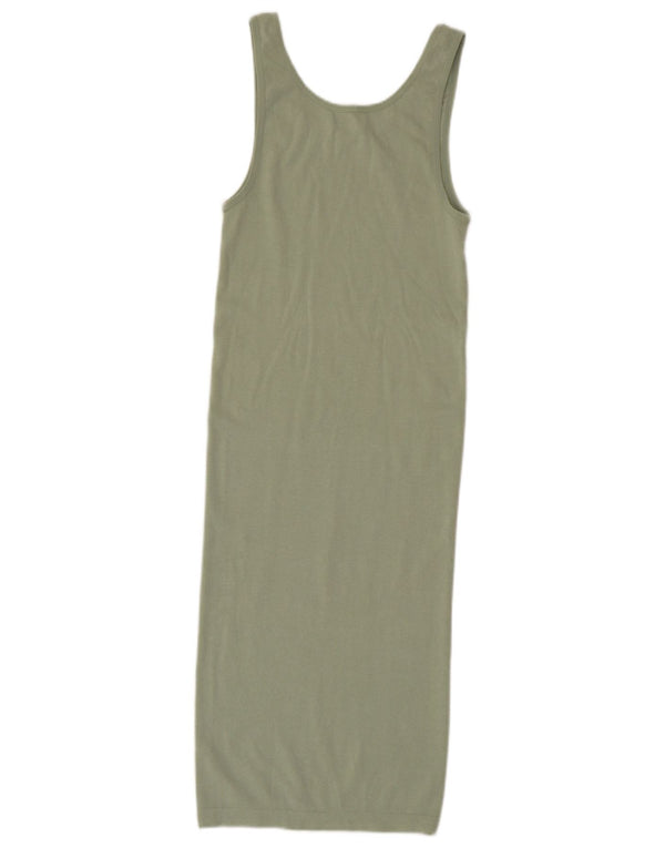 Rochie bodycon fără mâneci pentru femei Zara UK 12 verde mediu