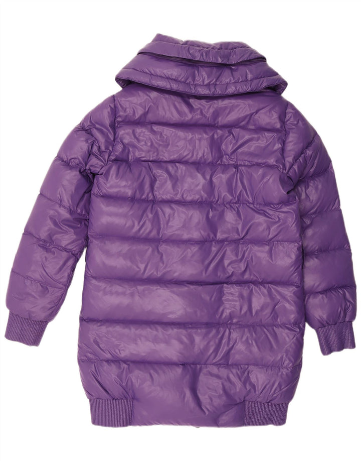 Palton căptușit cu glugă pentru femei Benetton IT 46 Poliester violet mare