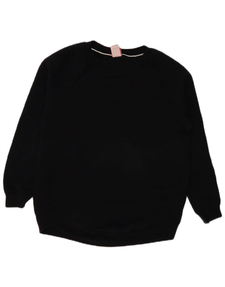 Pulover Nike pentru femei, mare, negru, bumbac