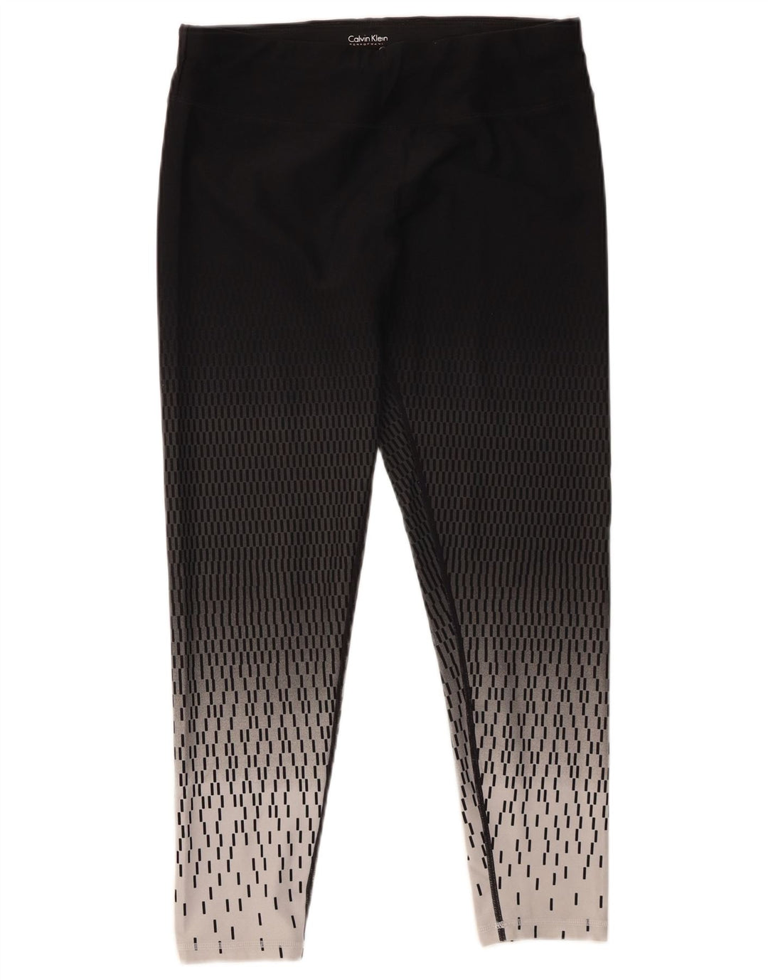 Calvin Klein Leggings pentru femei UK 14 Large Black Geometric