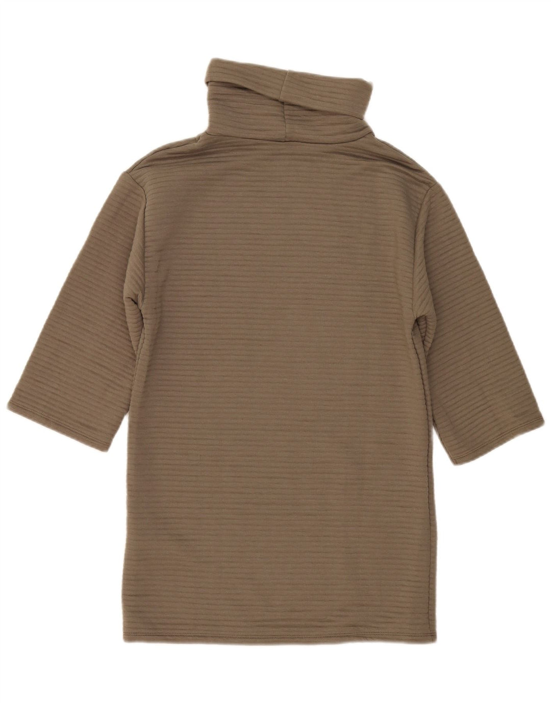 Rochie supradimensionată pentru femei Zara cu mâneci 3/4, UK 10, poliester kaki mic
