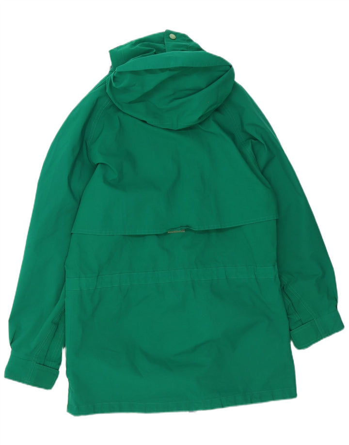 Jachetă de ploaie cu glugă pentru bărbați Eddie Bauer UK 36 Poliester verde mic