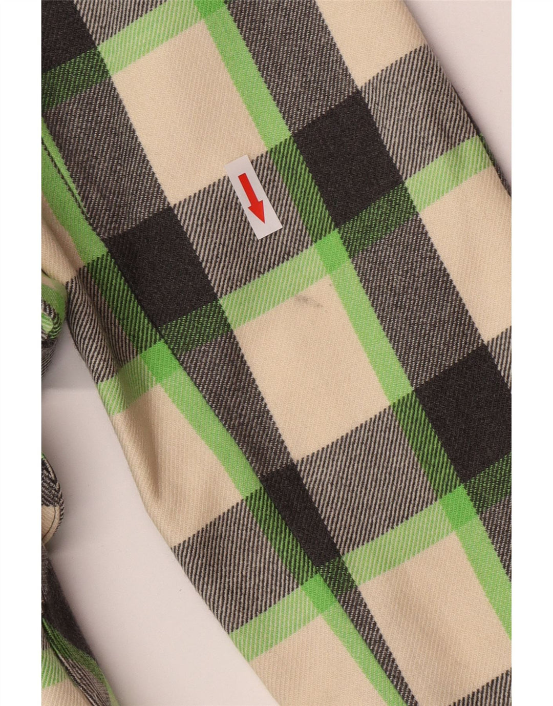 Pardesiu Vintage pentru femei UK 12 Medium Multicolor Check Lână nouă