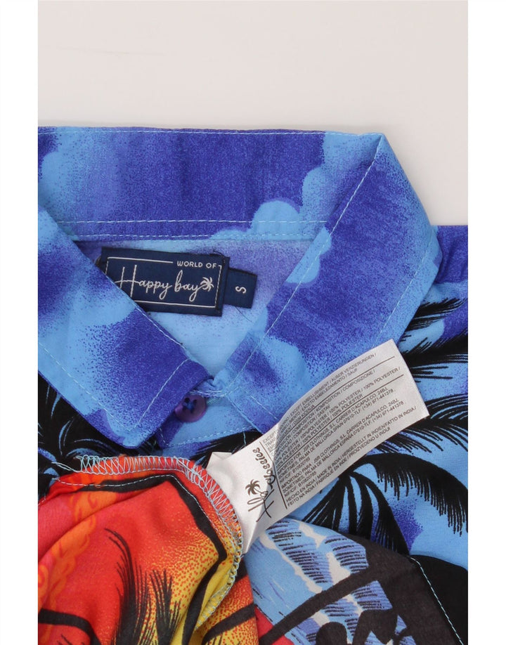 VINTAGE Mens Abstract Pattern Shirt Small Multicoloured Hawaiian Vintage Vintage and Second-Hand Vintage from Messina Hembry 