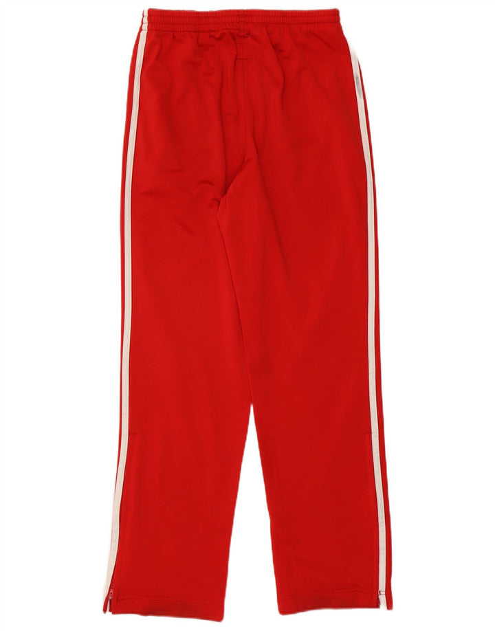 Pantaloni de trening Adidas pentru bărbați, poliester roșu mic