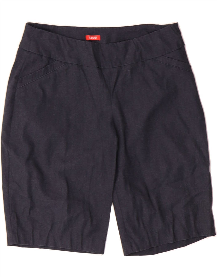 IZOD Womens Casual Shorts US 10 Large W32  Navy Blue Polyester Vintage Izod and Second-Hand Izod from Messina Hembry 