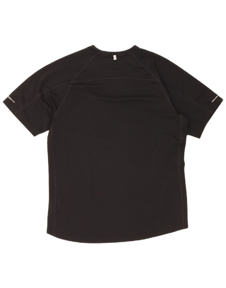 Tricou Nike Dri Fit pentru bărbați Top mare din poliester negru