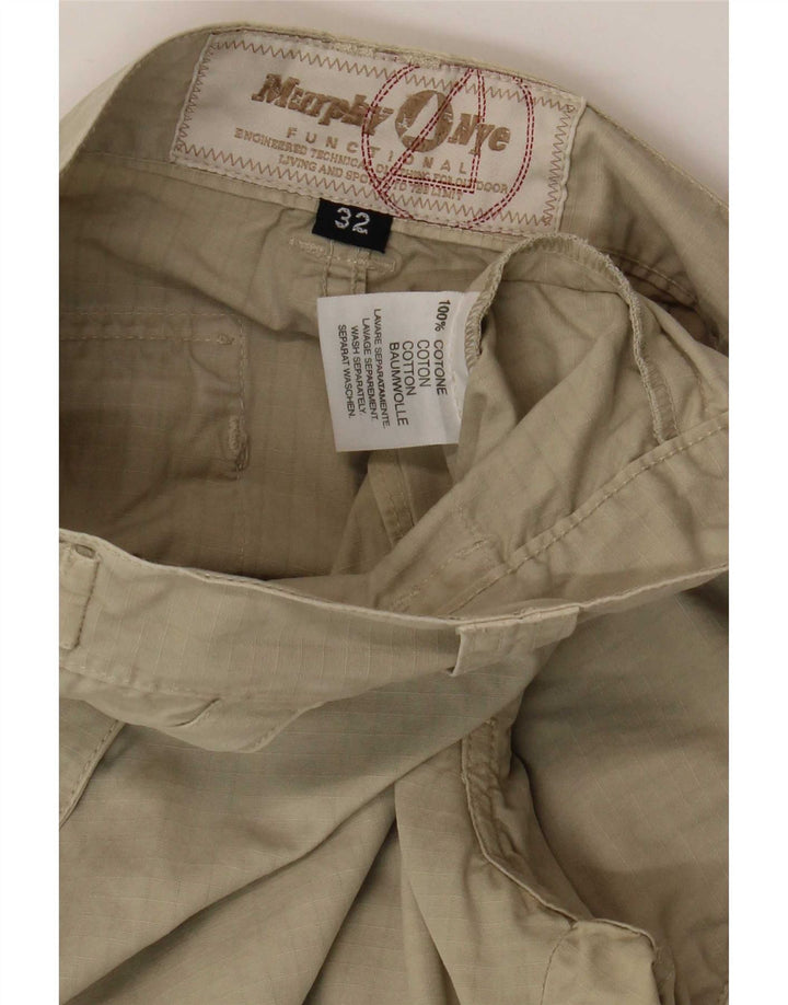 Murphy & Nye Pantaloni scurți cargo pentru bărbați W32 bumbac kaki mediu