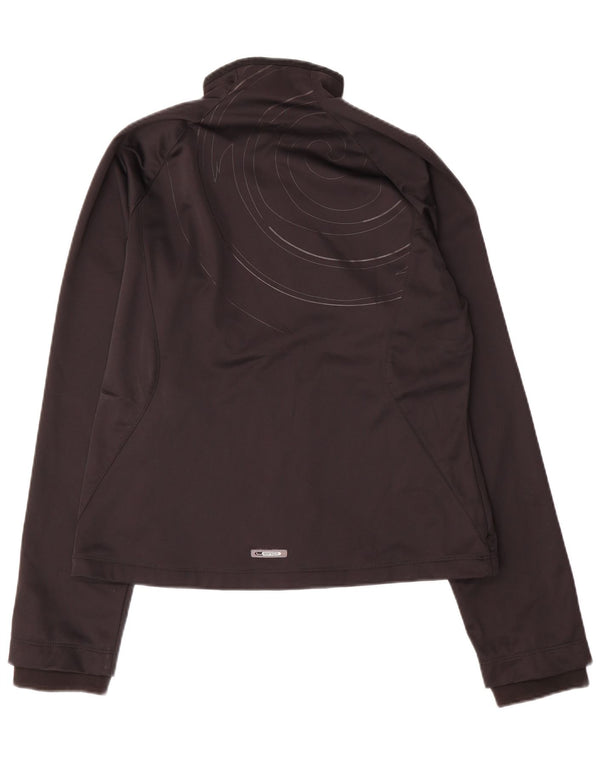 Jachetă de top cu trening grafic Puma pentru femei UK 14 Medium Black