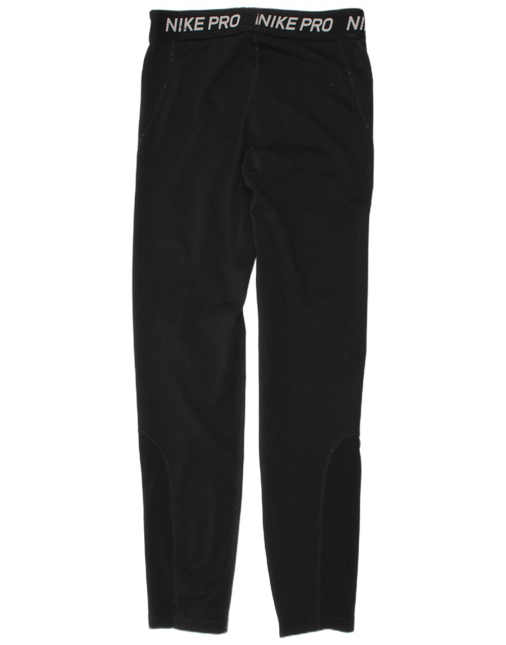 Leggings grafic pentru fete Nike 13-14 ani poliester negru