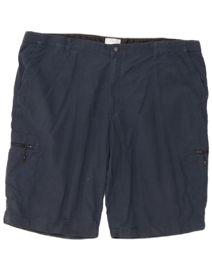 Pantaloni scurți cargo pentru bărbați Marks & Spencer W44 2XL Bumbac bleumarin