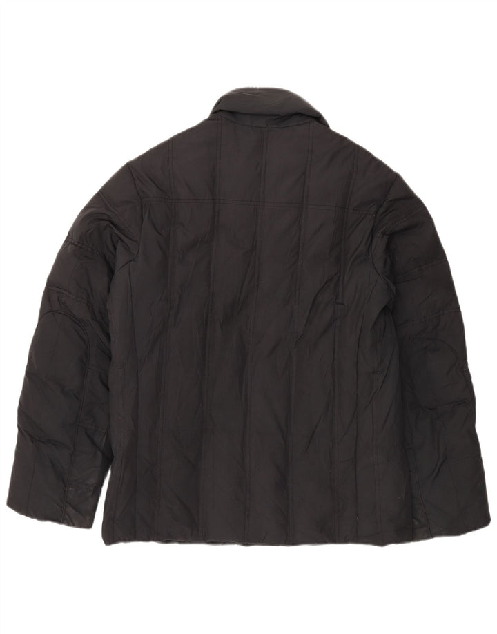 Jachetă căptușită pentru bărbați TRUSSARDI JEANS IT 46 Small Black