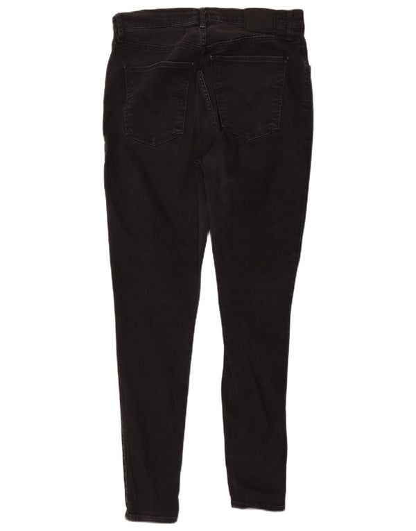 Blugi super skinny pentru femei Mile High Levi's US 14 XL W34 L30 bumbac negru