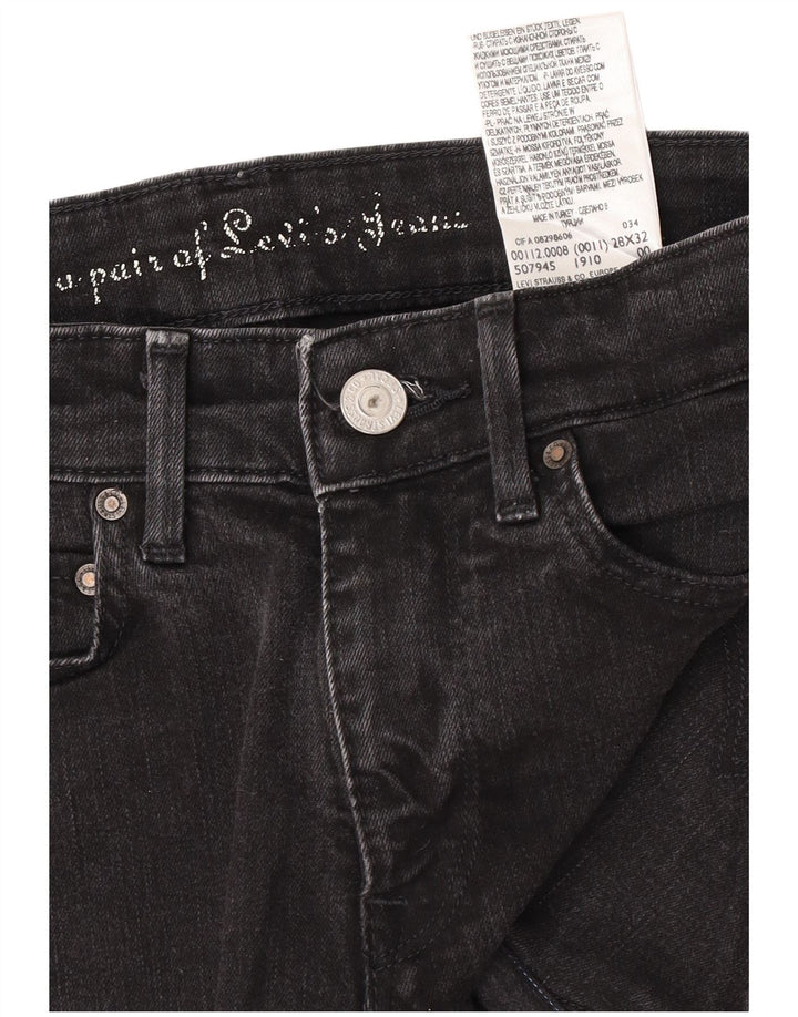 Pantaloni de damă Levi's Denim Hot Pants W28 Medium Black Bumbac