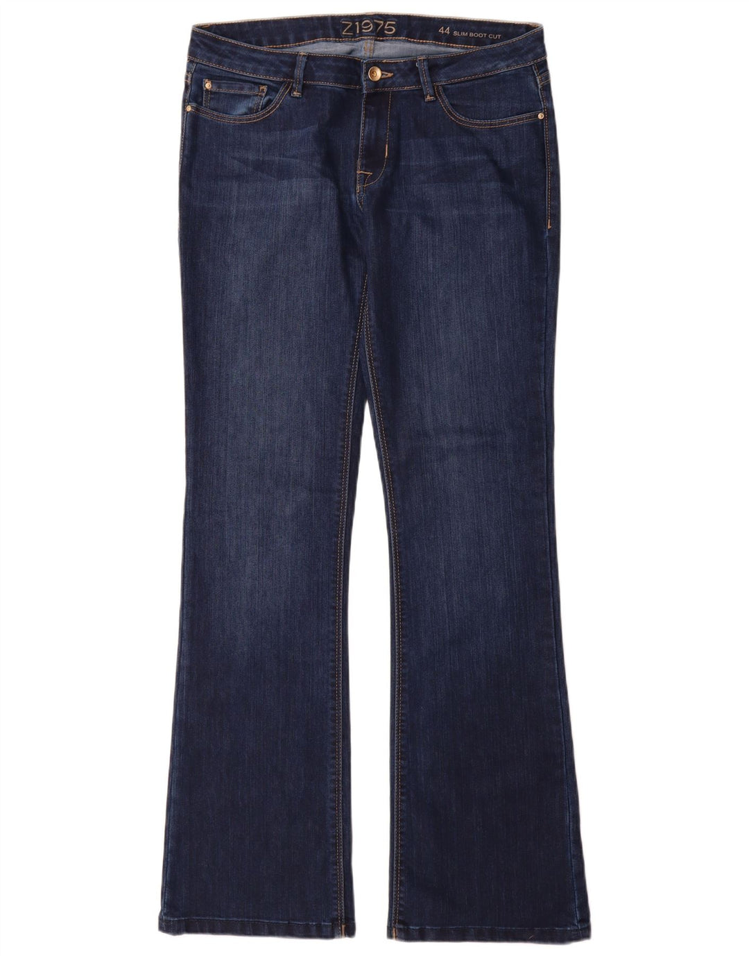 Blugi slim Bootcut pentru femei Zara EU 44 XL W34 L34 Bleumarin