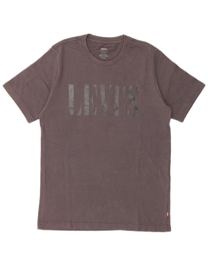 Tricou cu grafic relaxat pentru bărbați Levi's Top XS bumbac gri