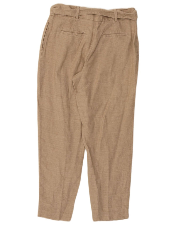 Pantaloni chino autograf pentru femei Marks & Spencer UK 10 Small W28 L26 Bej