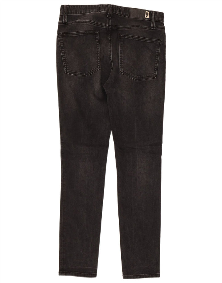 Blugi skinny Superdry pentru bărbați W30 L29, bumbac negru